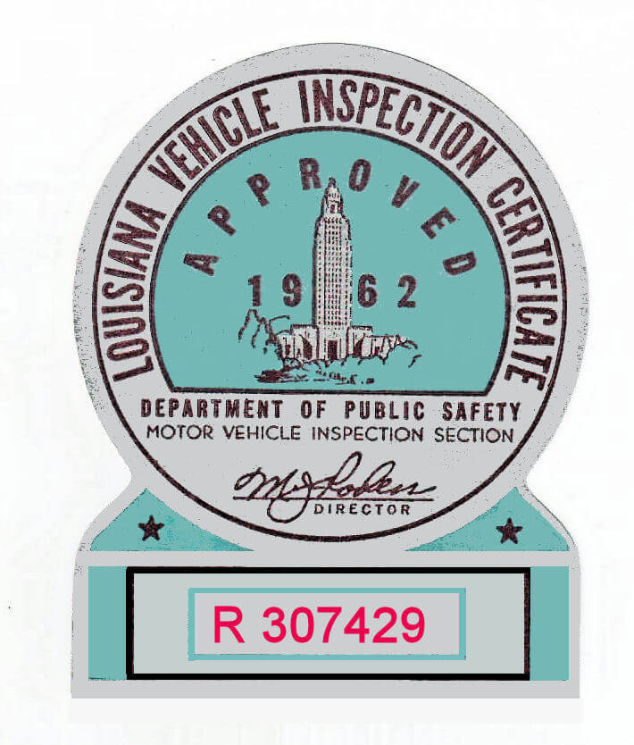 (image for) 1962 Louisiana Inspection